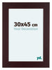 Dover Wood Photo Frame 30x45cm Mahogany Front Size | Yourdecoration.co.uk