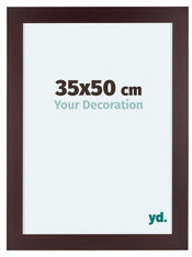 Dover Wood Photo Frame 35x50cm Mahogany Front Size | Yourdecoration.co.uk