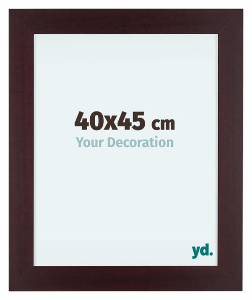 Dover Wood Photo Frame 40x45cm Mahogany Front Size | Yourdecoration.co.uk