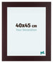 Dover Wood Photo Frame 40x45cm Mahogany Front Size | Yourdecoration.co.uk