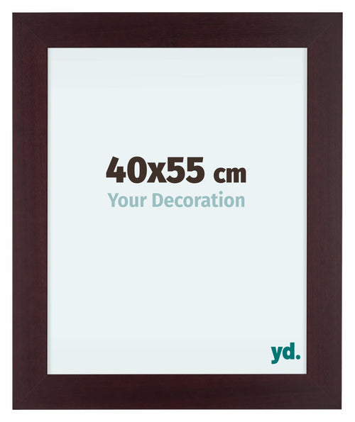 Dover Wood Photo Frame 40x55cm Mahogany Front Size | Yourdecoration.co.uk