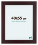 Dover Wood Photo Frame 40x55cm Mahogany Front Size | Yourdecoration.co.uk