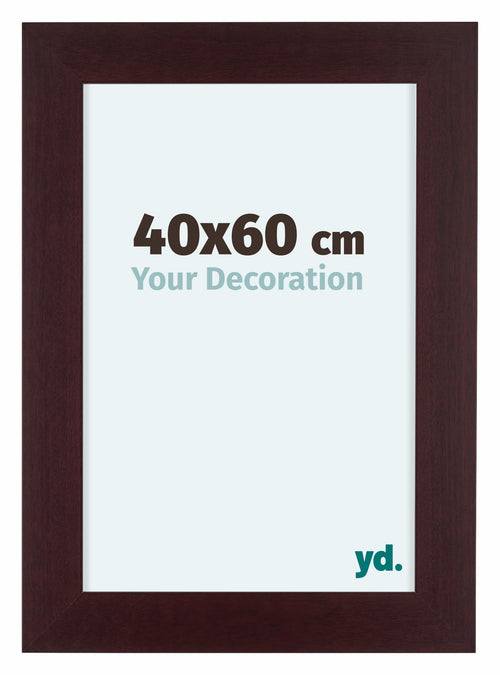 Dover Wood Photo Frame 40x60cm Mahogany Front Size | Yourdecoration.co.uk