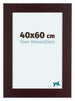 Dover Wood Photo Frame 40x60cm Mahogany Front Size | Yourdecoration.co.uk