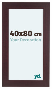 Dover Wood Photo Frame 40x80cm Mahogany Front Size | Yourdecoration.co.uk