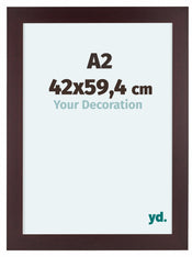 Dover Wood Photo Frame 42x59 4cm A2 Mahogany Front Size | Yourdecoration.co.uk