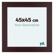 Dover Wood Photo Frame 45x45cm Mahogany Front Size | Yourdecoration.co.uk