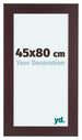 Dover Wood Photo Frame 45x80cm Mahogany Front Size | Yourdecoration.co.uk