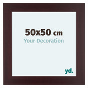 Dover Wood Photo Frame 50x50cm Mahogany Front Size | Yourdecoration.co.uk