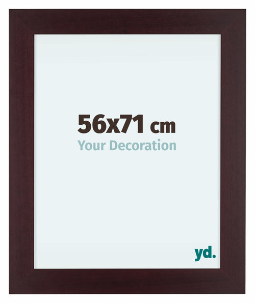 Dover Wood Photo Frame 56x71cm Mahogany Front Size | Yourdecoration.co.uk