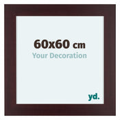 Dover Wood Photo Frame 60x60cm Mahogany Front Size | Yourdecoration.co.uk