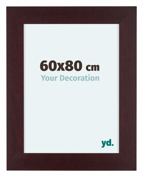 Dover Wood Photo Frame 60x80cm Mahogany Front Size | Yourdecoration.co.uk