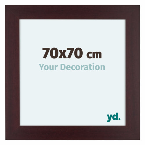 Dover Wood Photo Frame 70x70cm Mahogany Front Size | Yourdecoration.co.uk