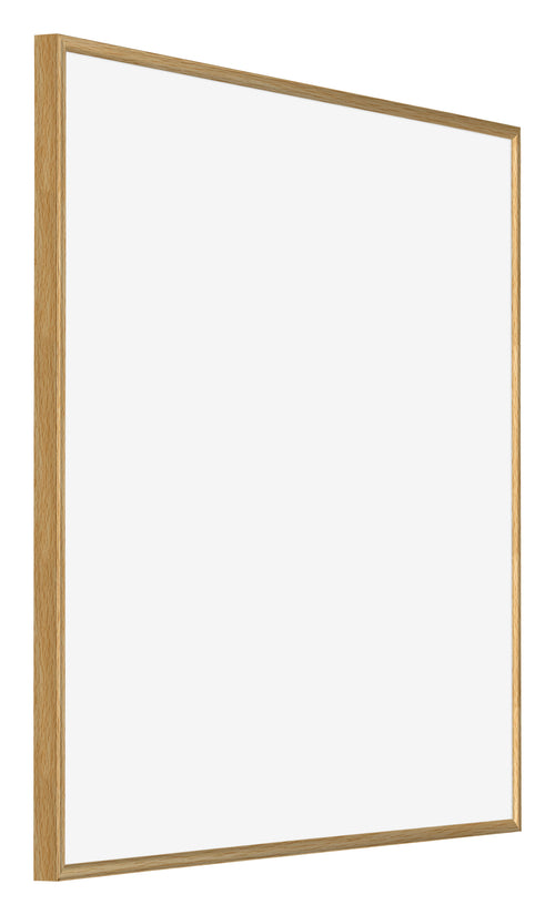 Evry Plastic Photo Frame 20x20 Beech Light Front Oblique | Yourdecoration.co.uk