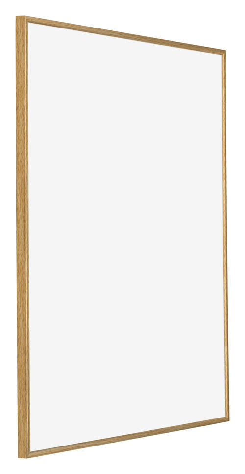 Evry Plastic Photo Frame 20x25cm Beech Light Front Oblique | Yourdecoration.co.uk