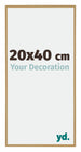 Evry Plastic Photo Frame 20x40cm Beech Light Front Size | Yourdecoration.co.uk