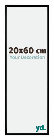 Evry Plastic Photo Frame 20x60cm Black Matt Front Size_ | Yourdecoration.co.uk