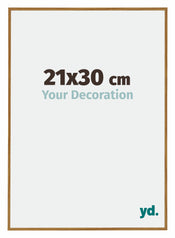 Evry Plastic Photo Frame 21x30cm Beech Light Front Size | Yourdecoration.co.uk