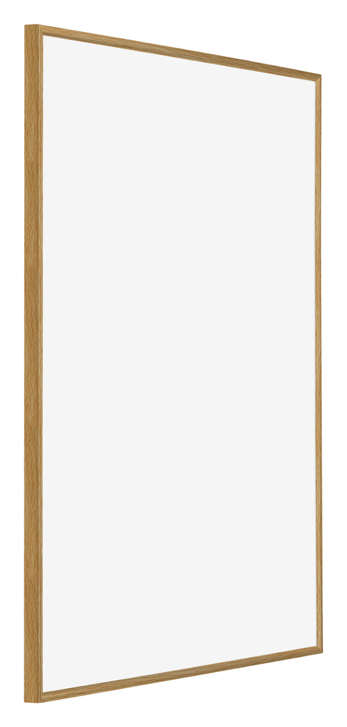 Evry Plastic Photo Frame 24x32cm Beech Light Front Oblique | Yourdecoration.co.uk