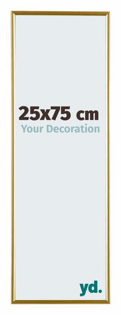 Evry Plastic Photo Frame 25x75cm Gold Front Size | Yourdecoration.co.uk