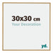 Evry Plastic Photo Frame 30x30cm Beech Light Front Size | Yourdecoration.co.uk