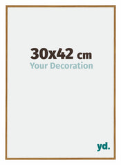 Evry Plastic Photo Frame 30x42cm Beech Light Front Size | Yourdecoration.co.uk