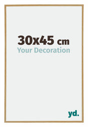 Evry Plastic Photo Frame 30x45cm Beech Light Front Size | Yourdecoration.co.uk