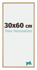 Evry Plastic Photo Frame 30x60cm Beech Light Front Size | Yourdecoration.co.uk