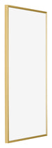 Evry Plastic Photo Frame 30x60cm Gold Front Oblique | Yourdecoration.co.uk