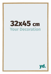 Evry Plastic Photo Frame 32x45cm Beech Light Front Size | Yourdecoration.co.uk