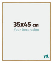 Evry Plastic Photo Frame 35x45cm Beech Light Front Size | Yourdecoration.co.uk