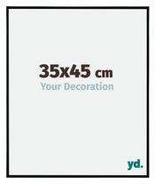 Evry Plastic Photo Frame 35x45cm Black Matt Front Size | Yourdecoration.co.uk