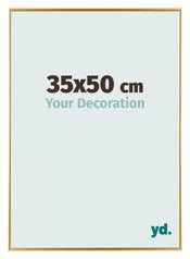 Evry Plastic Photo Frame 35x50cm Gold Front Size | Yourdecoration.co.uk