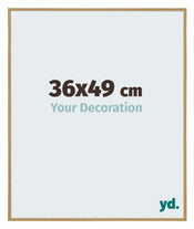 Evry Plastic Photo Frame 36x49cm Beech Light Front Size | Yourdecoration.co.uk