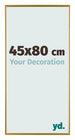 Evry Plastic Photo Frame 45x80cm Gold Front Size | Yourdecoration.co.uk