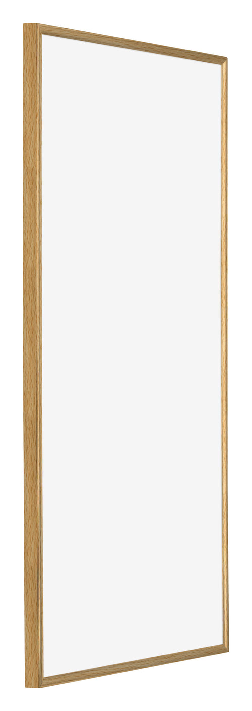 Evry Plastic Photo Frame 50x100cm Beech Light Front Oblique | Yourdecoration.co.uk