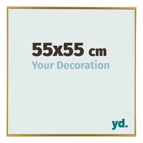 Evry Plastic Photo Frame 55x55cm Gold Front Size | Yourdecoration.co.uk