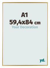 Evry Plastic Photo Frame 59 4x84cm A1 Gold Front Size | Yourdecoration.co.uk