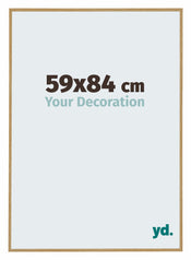 Evry Plastic Photo Frame 59x84cm Beech Light Front Size | Yourdecoration.co.uk