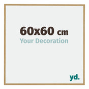 Evry Plastic Photo Frame 60x60cm Beech Light Front Size | Yourdecoration.co.uk