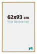 Evry Plastic Photo Frame 62x93cm Beech Light Front Size | Yourdecoration.co.uk