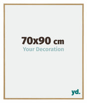 Evry Plastic Photo Frame 70x90cm Beech Light Front Size | Yourdecoration.co.uk