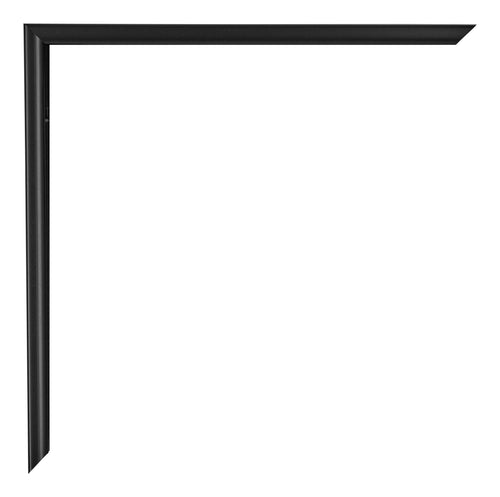 Evry Plastic Photo Frame Black Matte Detail Corner | Yourdecoration.co.uk