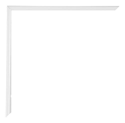 Evry Plastic Photo Frame White High Gloss Detail Corner | Yourdecoration.co.uk