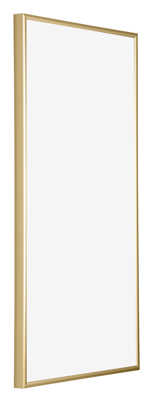 Kent Aluminium Photo Frame 20x40cm Gold Front Oblique | Yourdecoration.co.uk