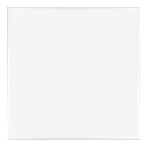 Kent Aluminium Photo Frame 25x25cm White High Gloss Front | Yourdecoration.co.uk