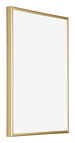 Kent Aluminium Photo Frame 45x60cm Gold Front Oblique | Yourdecoration.co.uk