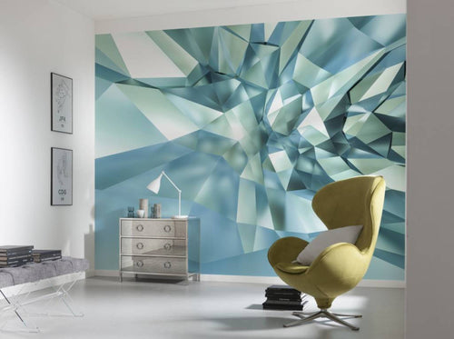 Komar 3D Crystal Cave Wall Mural 368x254cm | Yourdecoration.co.uk