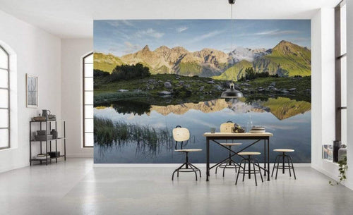 Komar Allgaeu Spiegel Non Woven Wall Mural 450x280cm 9 Panels Ambiance | Yourdecoration.co.uk