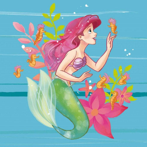 Komar Ariel Little Friends Non Woven Wall Mural 250x250cm 5 Panels | Yourdecoration.co.uk